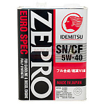 Масло моторное IDEMITSU Zepro Euro Spec 5w40 SN/CF 4л (1849-004)