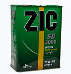 Масло моторное ZIC SD 5000 Diesel Turbo 15w40 CH-4 4л