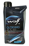 Масло моторное Wolf Outboard 2T TC-W3, 1 л, минеральное