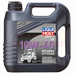 Масло моторное для 4-тактных мотоциклов Liqui Moly ATV 4T Motoroil Offroad, 10W-40, 4 л, НС-синтетическое 