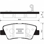 Колодки тормозные SANGSIN SP1239 