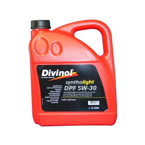 Масло моторное DIVINOL Syntholight DPF C3 5W30 VW504/507 4л