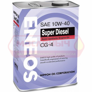 Масло моторное ENEOS CG-4 Super Diesel 10w40 п/с 4л