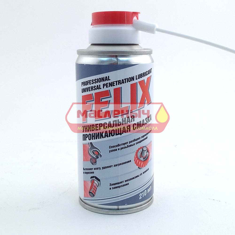 Универсальная проникающая смазка (жидкий ключ) FELIX 210мл аэрозоль