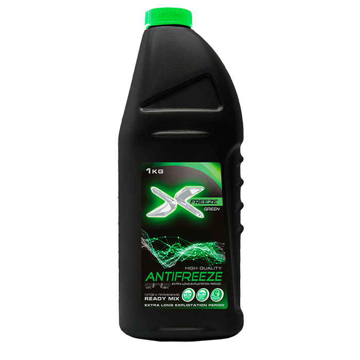 Жидкость охлаждающая Антифриз G11 Carbox X freeze зеленый 1кг