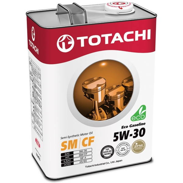 Масло моторное TOTACHI Eco Gasoline 5w30 Semi-Synhetic SN/CF 4л