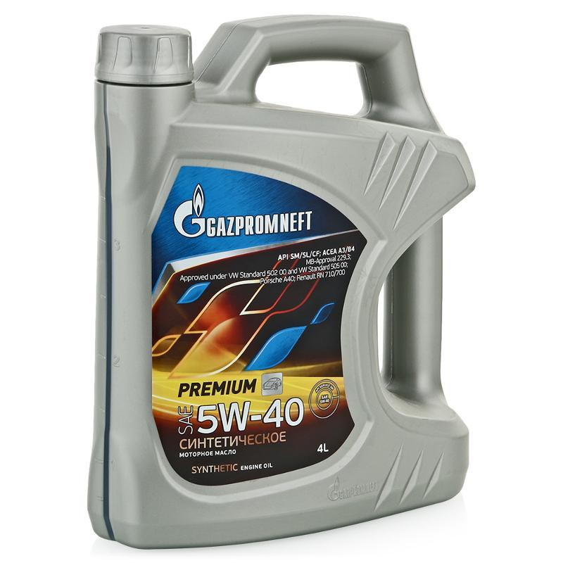 Масло моторное Газпромнефть Premium 5w40 синт.4л