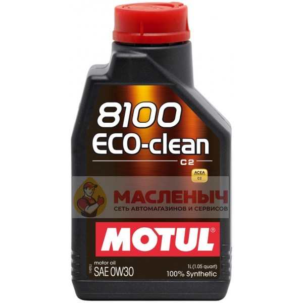 Масло моторное Motul 8100 Eco-Clean 0W-30 1л