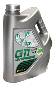 Жидкость охлаждающая Антифриз 40 G-11 Ultra 10кг зеленый