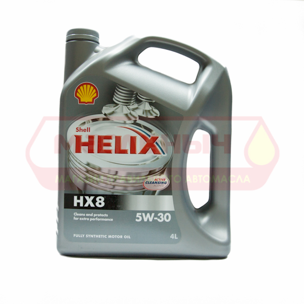 Масло моторное Shell Helix HX8 5w30 SM/CF синт.4л