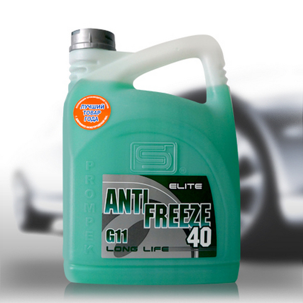 Жидкость охлаждающая ANTIFREEZE 40 ELITE G11 зеленый 5кг
