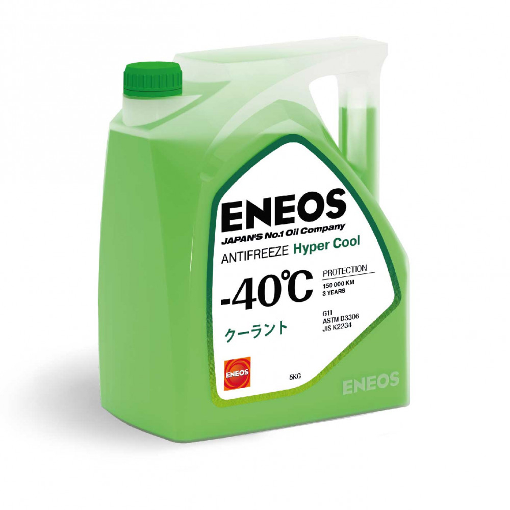 Жидкость охлаждающая Антифриз ENEOS Hyper Cool -40C green 5л