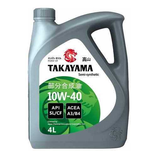 Масло моторное TAKAYAMA 10w40 SL/CF 4л (пластик)