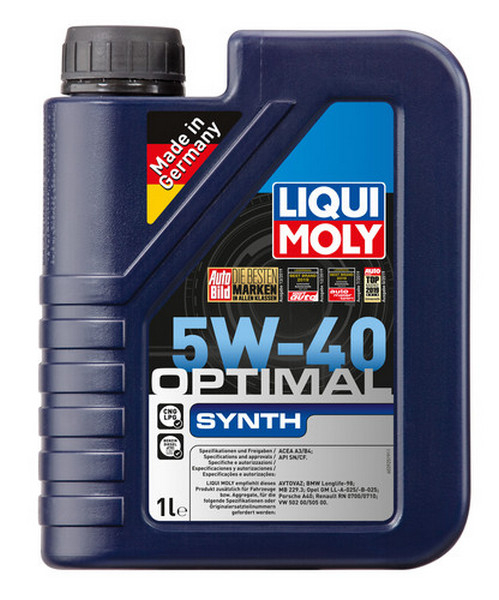 Масло моторное LIQUI MOLY 5w40 Optimal синт.1л 3925