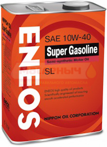 Масло моторное ENEOS SL Super Gasoline 10w40 п/с 0,94л