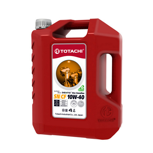 Масло моторное TOTACHI DENTO  Eco Gasoline 10w40 Semi-Synthetic API SN/CF 4л