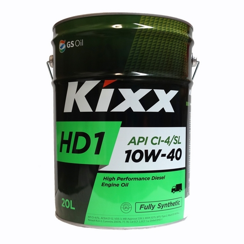 Масло моторное Kixx HD1 (D1) 10w40 CI-4/SL cинтетика 20л