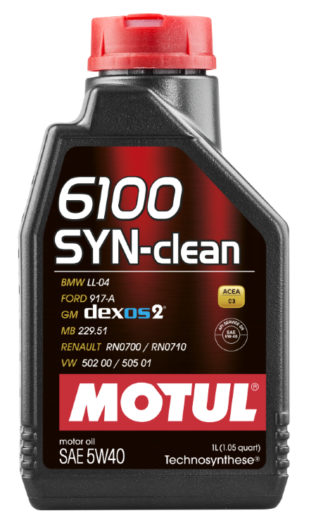 Масло моторное MOTUL 6100 Syn-Clean 5w40 1л 107941