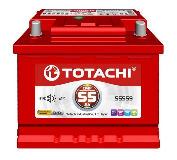 Аккумулятор TOTACHI 55 Ah о/п 55559L
