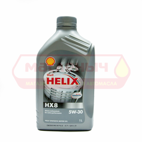 Масло моторное Shell Helix HX8 5w30 SM/CF синт.1л