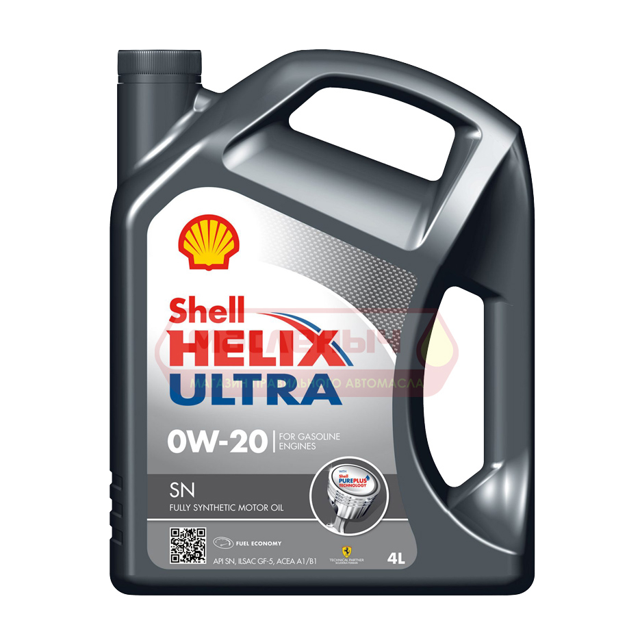 Масло моторное Shell Helix Ultra 0w20 SN 4л