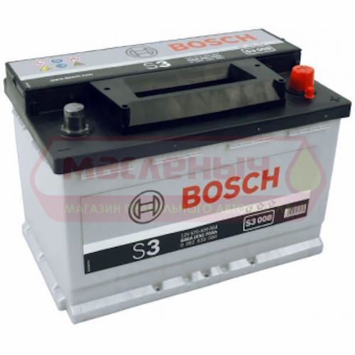 Аккумулятор Bosch Евро S3 008 70Ah 640A о/п 30080