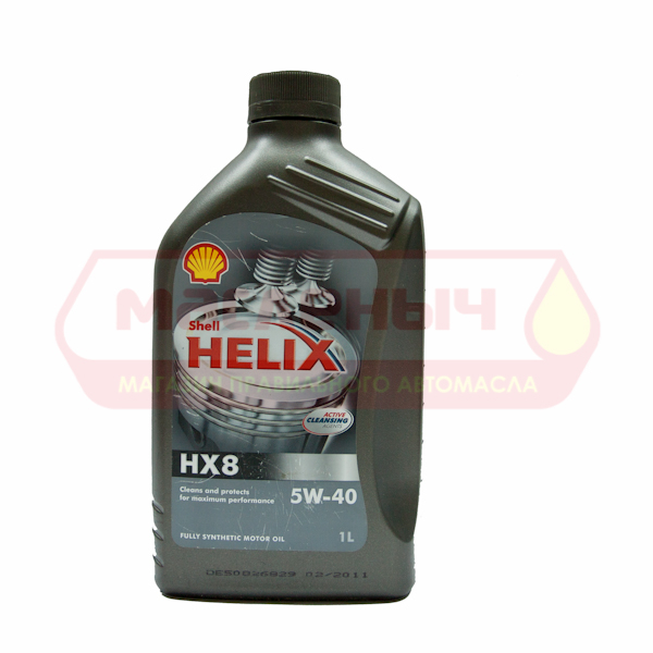 Масло моторное Shell Helix HX8 5w40 SM/CF синт. 1л