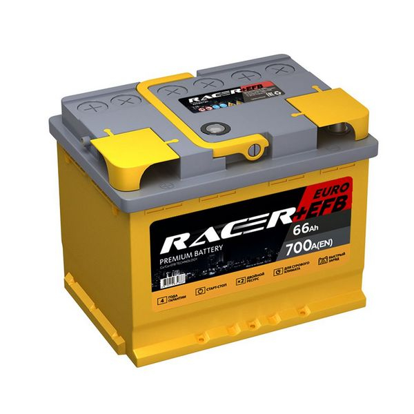 Аккумулятор RACER+EFB  66 п/п