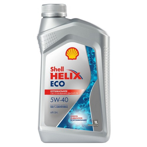 Масло моторное Shell Helix ECO 5w40 SN синт 1л
