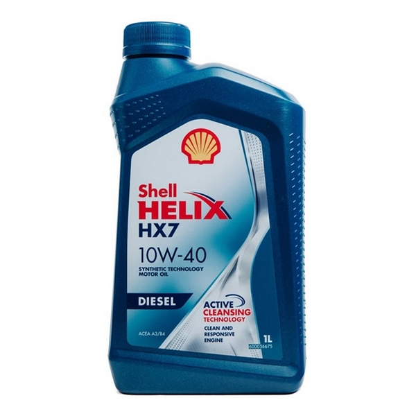 Масло моторное Shell Helix HX7 Diesel 10w40 CF п/с 1л