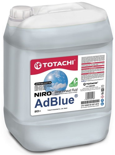 Катализатор TOTACHI NIRO AdBlue карбамид/водный раствор 20л