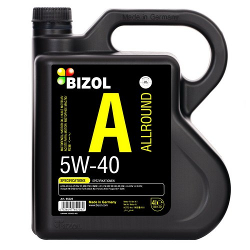 Масло моторное Bizol Allround 5W-40 SN/CF A3/B4 4л