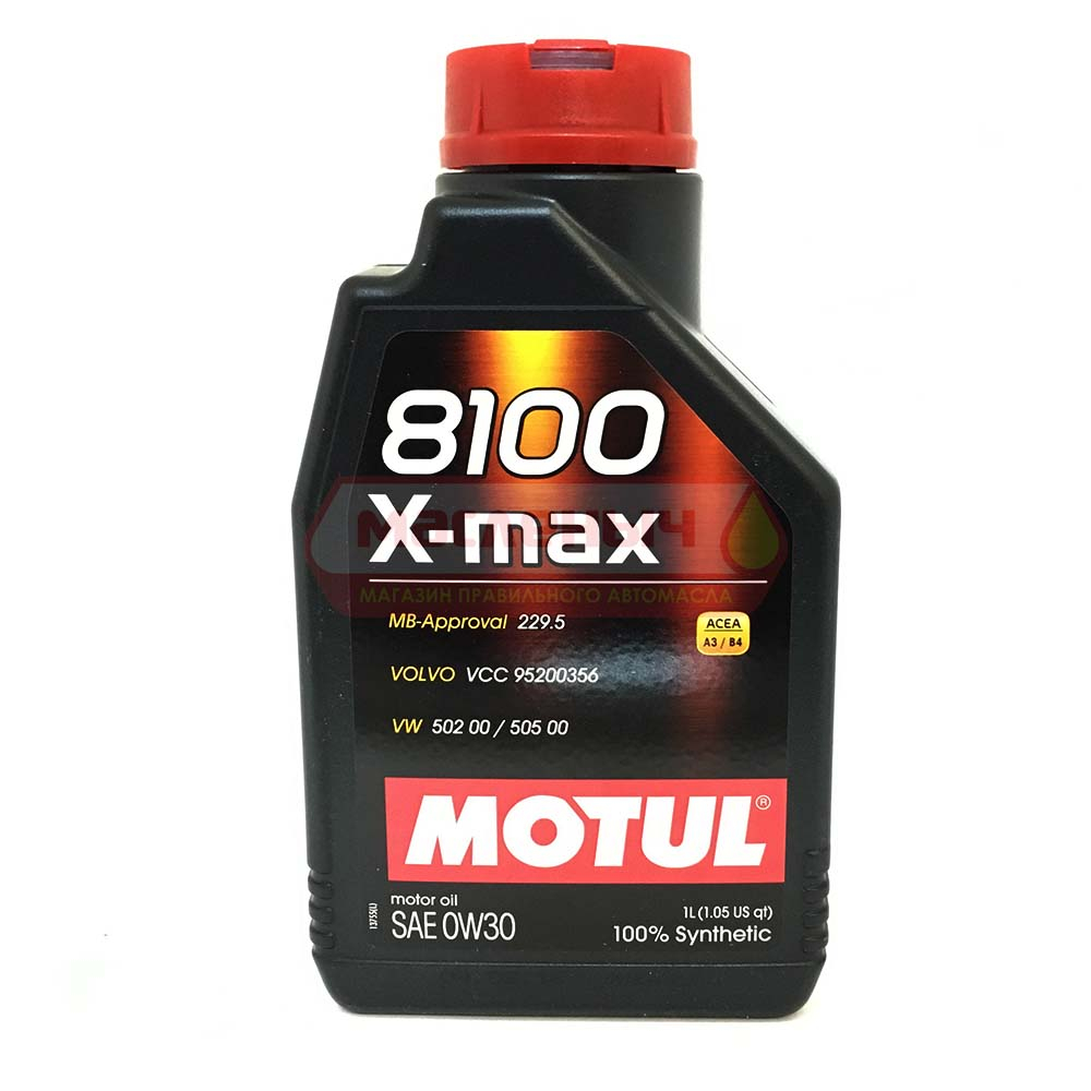 Масло моторное MOTUL 8100 X-MAX 0w30 1л 106569