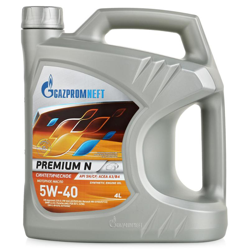 Масло моторное Газпромнефть Premium N 5w40 4л