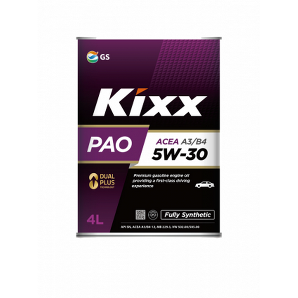 Масло моторное KIXX PAO 5W-30 A3/B4  4л