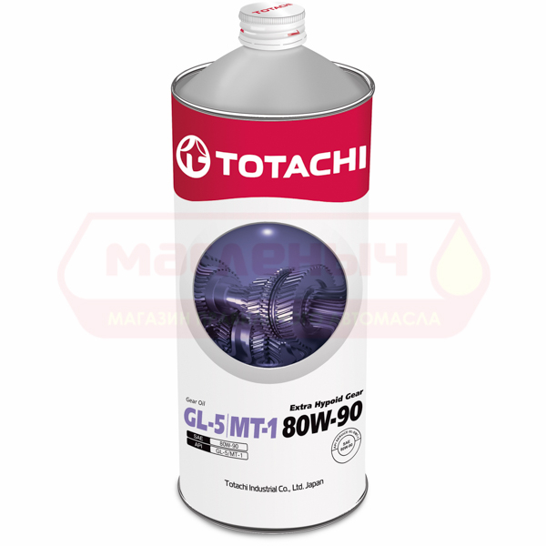 Масло трансмиссионное TOTACHI Extra Hypoid Gear 80w90 GL-5/MT-1 1л