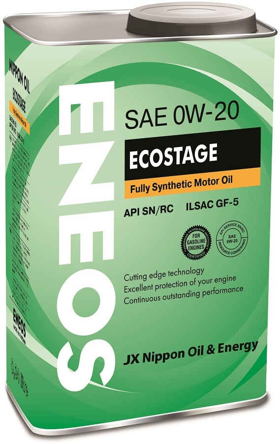 Масло моторное ENEOS Ecostage 0w20 SN синт. 0.94л
