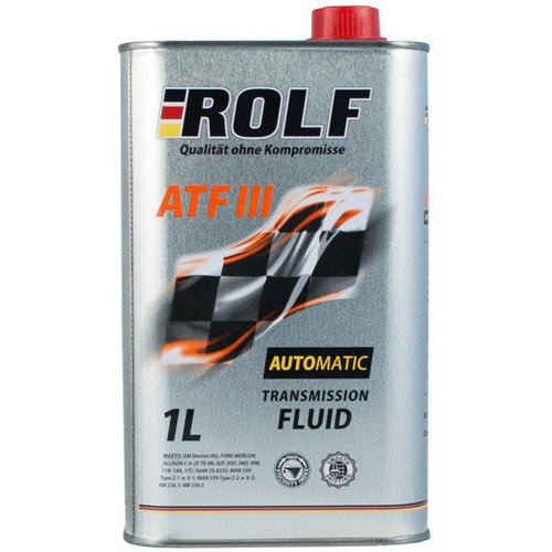 Гидравлическая жидкость ROLF АКПП АТFIII 1л