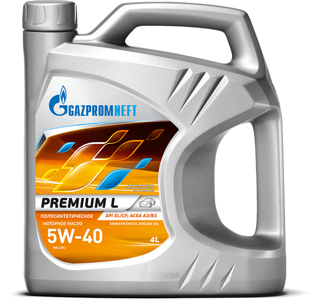 Масло моторное Газпромнефть Premium L 5w40 п/синт.4л
