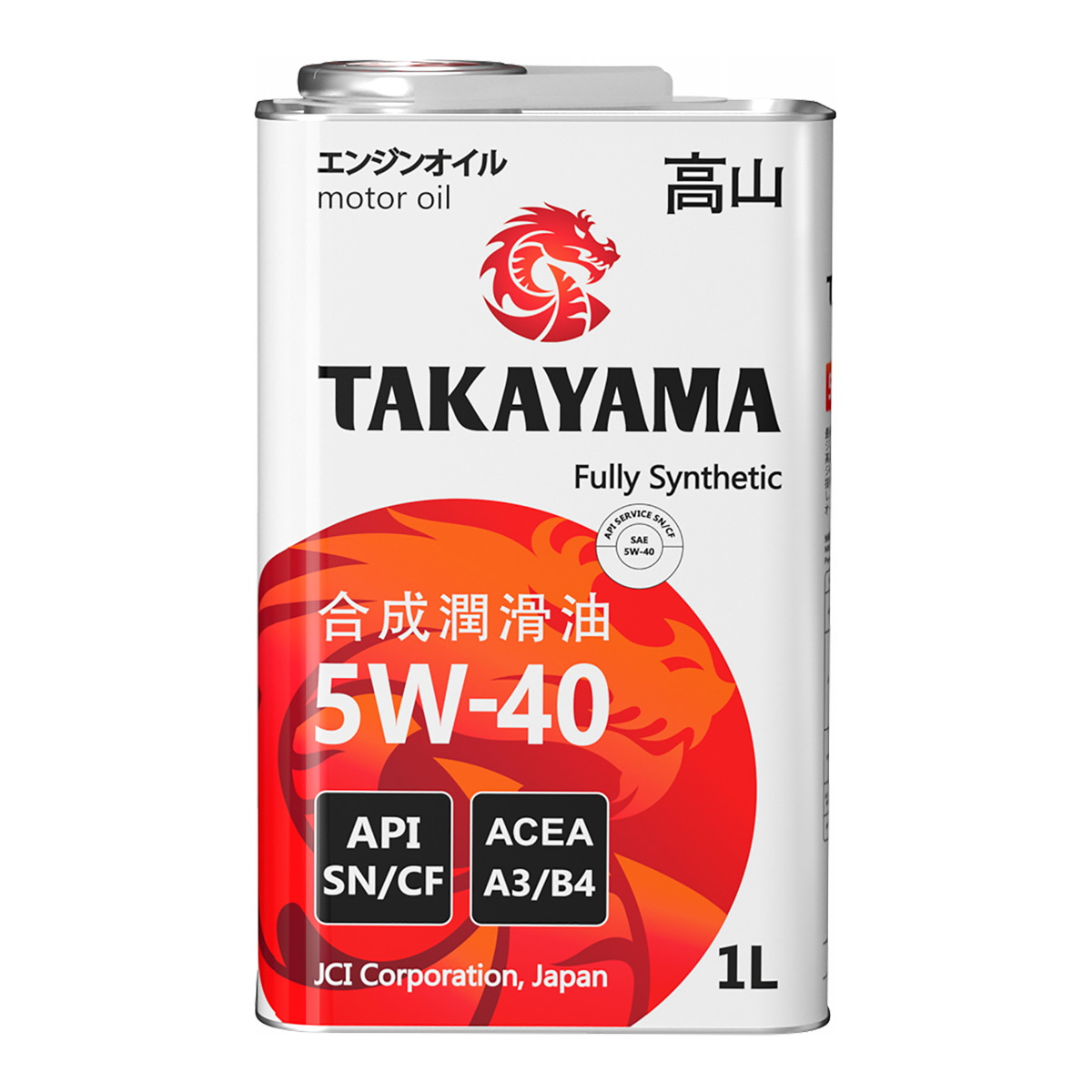 Масло моторное TAKAYAMA 5W-40 SN/CF 1л