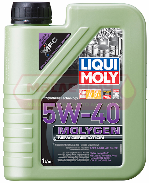 Масло моторное LIQUI MOLY 5w40 Molygen New Generation синт.1л 9053