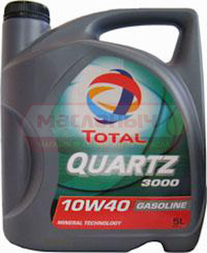 Масло моторное TOTAL Quartz 3000 10w40 мин 5л