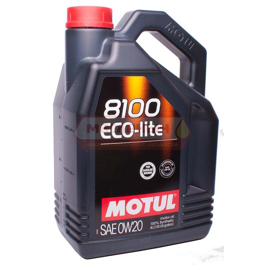 Масло моторное MOTUL 8100 Eco-Lite 0w20 4л 104982/108535