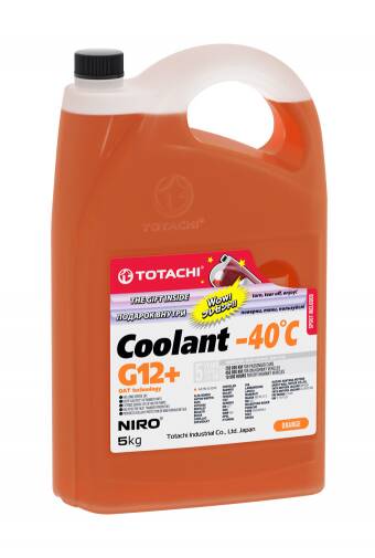 Антифриз TOTACHI NIRO Coolant Orange -40C G12+ 5л