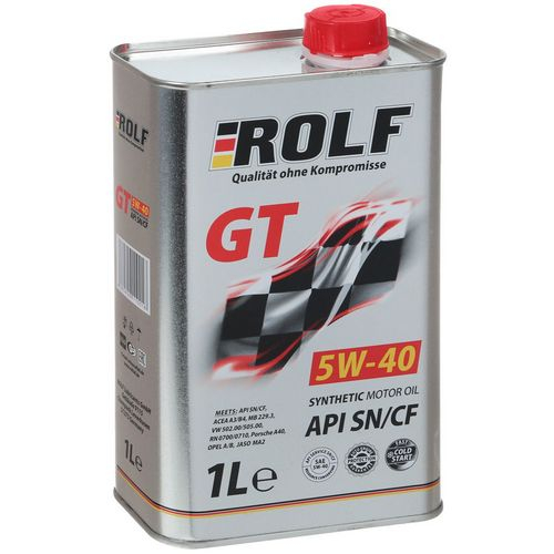 Масло моторное ROLF GT 5w40 синт 1л