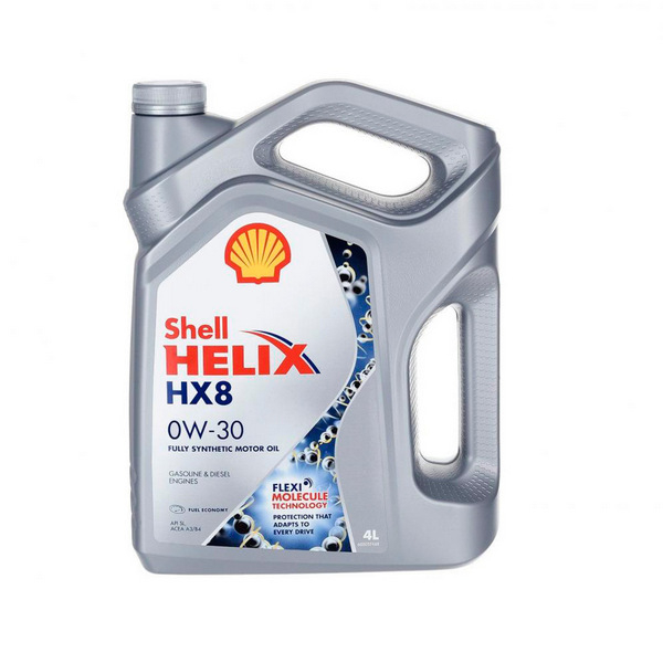 Масло моторное Shell Helix HX8 0w30 SL синт. 4л
