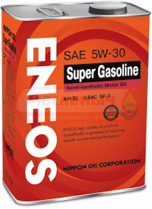 Масло моторное ENEOS SL Super Gasoline 5w30 п/с 0,94л