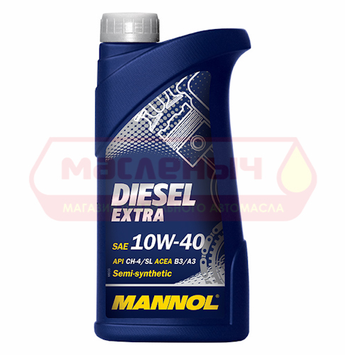Масло моторное Mannol Diesel Extra 10w40 п/с 1л