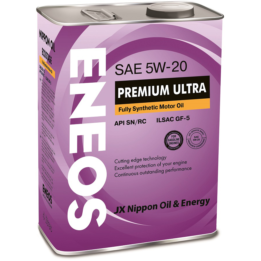 Масло моторное ENEOS Premium Ultra 5w20 SN синт. 4л