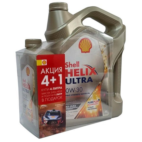 Масло моторное Shell Helix Ultra 0w30 ECT C2/C3 4л+1 АКЦИЯ
